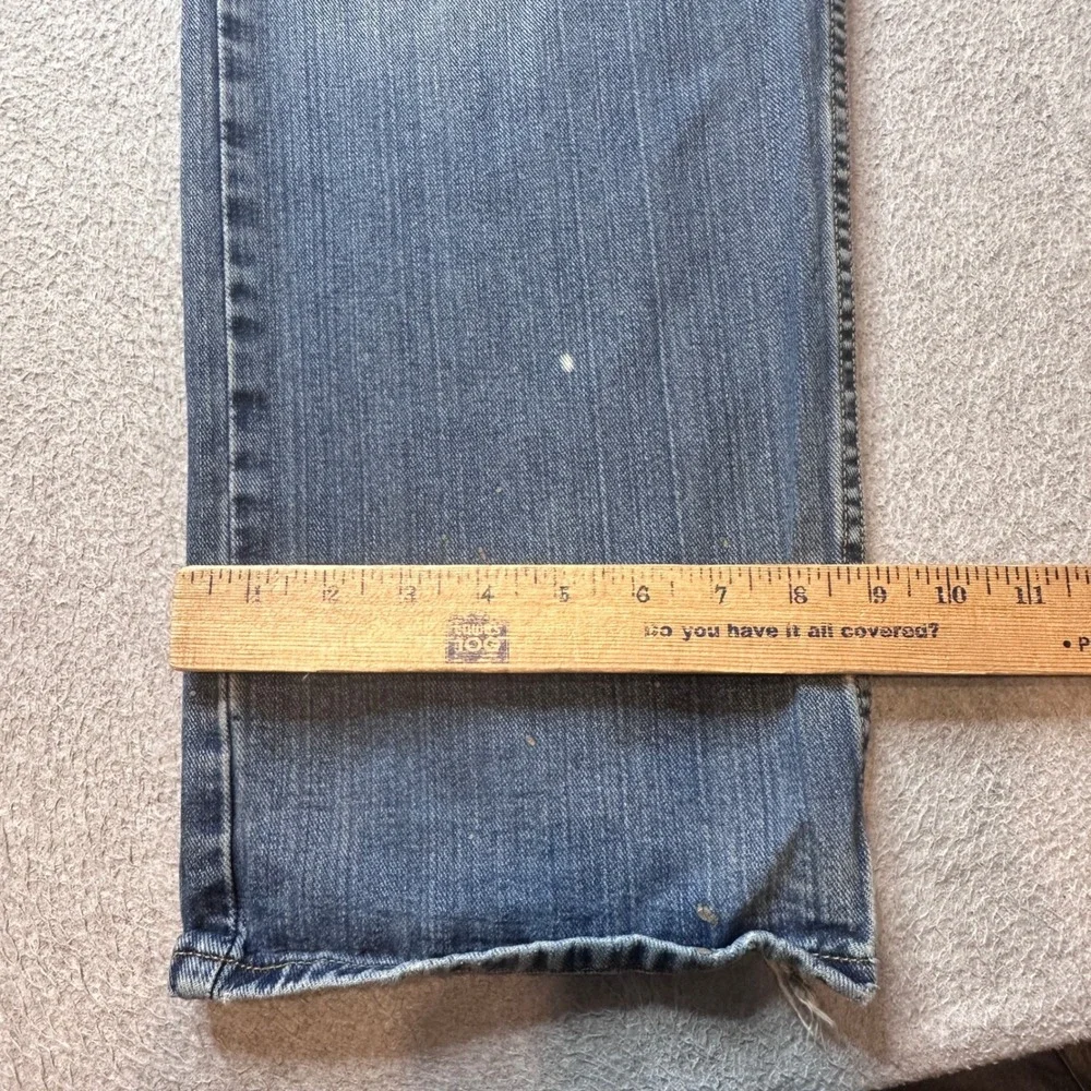 Vintage Levi's Jeans Mens 37x28 Blue Relaxed Straight Distressed Denim Pants Y2K